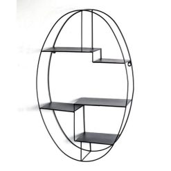 Grosses soldes ???? Paris Prix Étagère Murale 3 Niveaux Tybia 71cm Noir ????