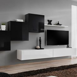 Nouveau ???? NOUVOMEUBLE Etagère Murale Design Noire SWIDEN ???? 4 Nouveau ???? NOUVOMEUBLE Etagère Murale Design Noire SWIDEN ???? -VIDAXL Shop unnamed file 1509