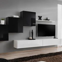 Nouveau 🌟 NOUVOMEUBLE Etagère Murale Design Noire SWIDEN 🛒 -VIDAXL Shop unnamed file 1509