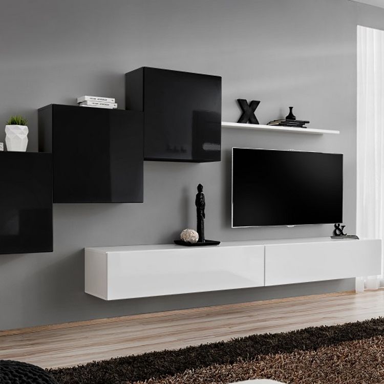 NOUVOMEUBLE Etagère murale design noire SWIDEN Nouveau ???? NOUVOMEUBLE Etagère Murale Design Noire SWIDEN ???? -VIDAXL Shop unnamed file 1509