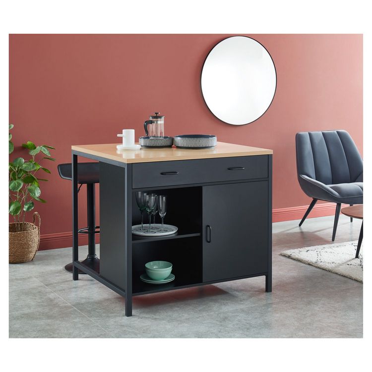 Îlot central de cuisine 1 tiroir 1 porte 1 étagère - L100cm PEPER Acheter ???? Îlot Central De Cuisine 1 Tiroir 1 Porte 1 étagère - L100cm PEPER ???? -VIDAXL Shop unnamed file 151