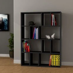 Promo ❤️ TOILINUX Bibliothèque Donie - Anthracite ✔️ -VIDAXL Shop unnamed file 1529