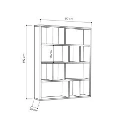 Promo ❤️ TOILINUX Bibliothèque Donie - Anthracite ✔️ -VIDAXL Shop unnamed file 1530