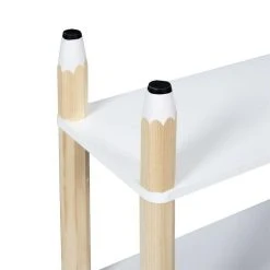 Meilleure vente 💯 Paris Prix Étagère 3 Niveaux Enfant Crayon 77cm Blanc & Beige 🎁 -VIDAXL Shop unnamed file 1536