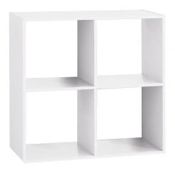 Nouveau ✨ ATMOSPHERA Etagère 4 Cases Mix - P. 32 Cm X H. 67,5 Cm - Blanc 🛒