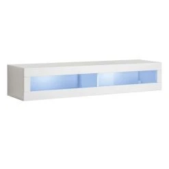 Tout neuf 😀 Paris Prix Bloc Mural Design LED Fly II 160cm Blanc 🤩