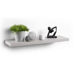 Top 10 🛒 Paris Prix Étagère Murale Design Flottante 75cm Chêne Blanchi 🔥