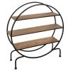 Grosses soldes 🤩 ATMOSPHERA Etagère De Rangement Ronde En Métal Et Bois L91Ccm NICK ✨ -VIDAXL Shop unnamed file 1584