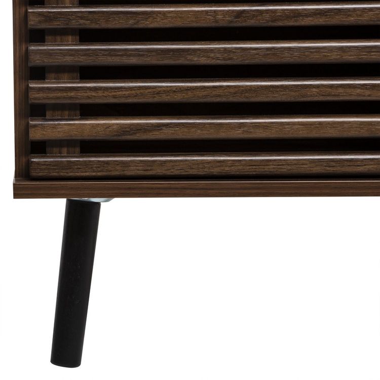 Vente flash ⭐ ATMOSPHERA Bibliothèque Design Bois Asmar - L. 80 X H. 77 Cm - Marron Et Noir ⭐ 5 Vente flash ⭐ ATMOSPHERA Bibliothèque Design Bois Asmar - L. 80 X H. 77 Cm - Marron Et Noir ⭐ – Image 3