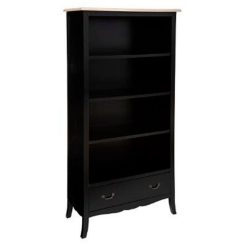 Tout neuf ???? Bibliothèque 1 Tiroir Design Chrysa 175cm Noir ❤️