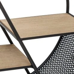 Nouveau 🤩 ATMOSPHERA Étagère Métal Ronde Sur Pied Timeo 👍 -VIDAXL Shop unnamed file 1654