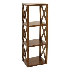 Budget 🤩 MACABANE Étagère En Bois Et Croisillons LAURE 👍