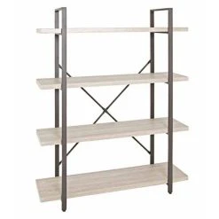 Acheter ❤️ Paris Prix Étagère Design 4 Niveaux Jykon 139cm Marron 🌟