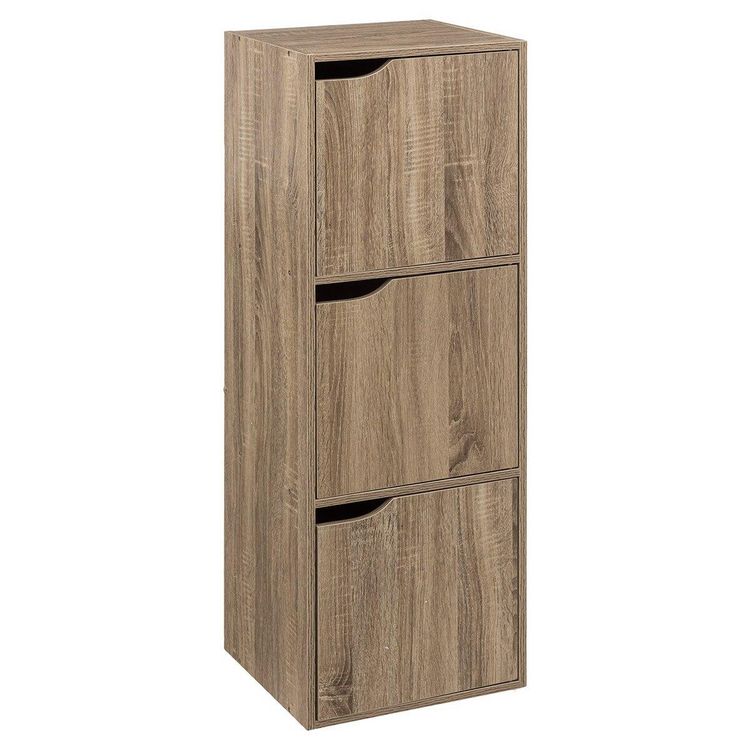 ATMOSPHERA Étagère bois 3 cases avec portes naturel Grosses soldes ⌛ ATMOSPHERA Étagère Bois 3 Cases Avec Portes Naturel ???? -VIDAXL Shop unnamed file 1673