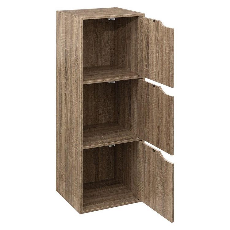 ATMOSPHERA Étagère bois 3 cases avec portes naturel Grosses soldes ⌛ ATMOSPHERA Étagère Bois 3 Cases Avec Portes Naturel ???? -VIDAXL Shop unnamed file 1675
