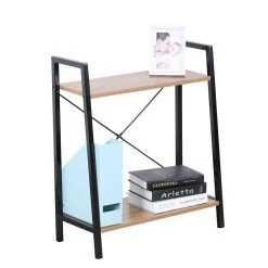 Le moins cher 😍 The Home Deco Factory Etagère Design Industriel Home - L. 63 X H. 70 Cm - Noir 😉