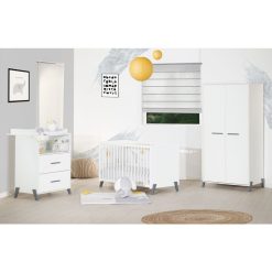 Meilleure affaire ✔️ BABY PRICE Chambre Bébé Complète JOY, Coloris Gris ⌛
