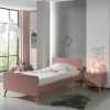 Meilleure vente ???? Vipack Lit 90x200 Sommier Inclus Et Chevet 2 Tiroirs Billy - Terra Rose ???? -VIDAXL Shop unnamed file 1780