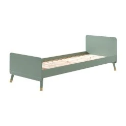 Meilleur prix 🔥 Vipack Lit 90x200 Sommier Inclus Et Chevet 2 Tiroirs Billy - Vert Olive 💯 -VIDAXL Shop unnamed file 1785