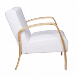 Nouveau ???? Fauteuil Structutre Bois , Tissu Polyester BOUCLETTE ???? -VIDAXL Shop unnamed file 1788
