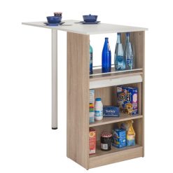 Tout neuf ⌛ Table Comptoir De Cuisine Avec Rangement à Rideau L130cm LUCK ???? -VIDAXL Shop unnamed file 181