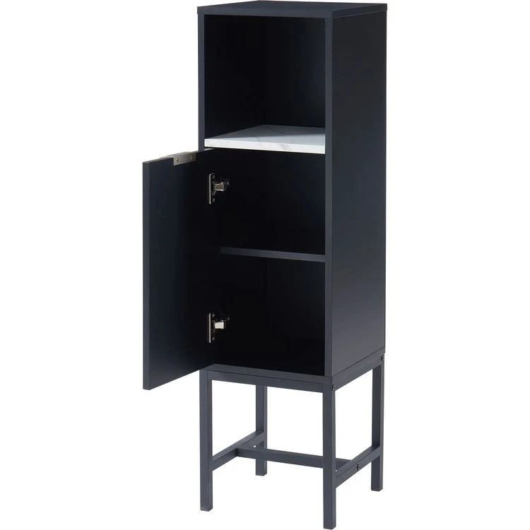 Meilleur prix ✔️ Demi Colonne De Salle De Bain 1 Porte3 Niches L30cm OLHAO 🌟 3 Meilleur prix ✔️ Demi Colonne De Salle De Bain 1 Porte3 Niches L30cm OLHAO 🌟 – Image 2