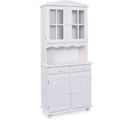 Vente flash ⌛ Bahut Vaisselier 4 Portes 2 Tiroirs Pin Massif MARBELLA ????