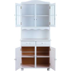 Vente flash ⌛ Bahut Vaisselier 4 Portes 2 Tiroirs Pin Massif MARBELLA ???? -VIDAXL Shop unnamed file 1829