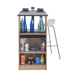 Tout neuf ⌛ Table Comptoir De Cuisine Avec Rangement à Rideau L130cm LUCK ???? -VIDAXL Shop unnamed file 184