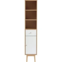 Nouveau 🌟 Colonne De Salle De Bain 3 Niches 1 Tiroir 1 Porte L30cm QUARTEIRA 🎉 -VIDAXL Shop unnamed file 1840