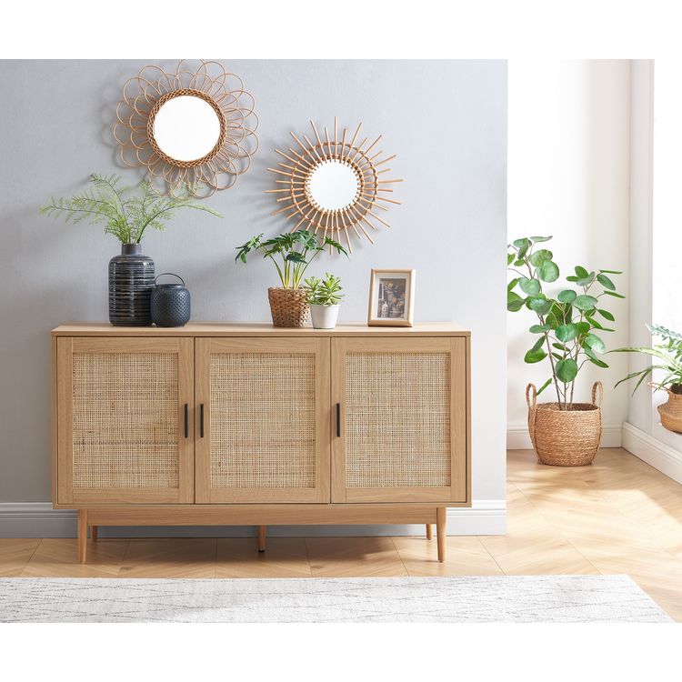 Buffet 3 portes cannage naturel en rotin et décor bois L133 cm AMANDINE Les meilleures critiques de ???? Buffet 3 Portes Cannage Naturel En Rotin Et Décor Bois L133 Cm AMANDINE ???? -VIDAXL Shop unnamed file 1841