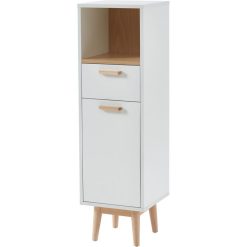 Remise ???? Demi Colonne De Salle De Bain MILA 1 Niche Et 2 Tiroirs L30cm LAGOA ????