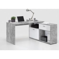 Remise ???? Bureau Modulable Droit Ou D'angle Avec Rangement PIETRO ????