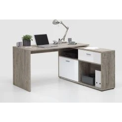 Remise 🛒 Bureau Modulable Droit Ou D'angle Avec Rangement PIETRO 🥰 -VIDAXL Shop unnamed file 1873