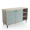Budget 😀 Buffet Scandinave 2 Portes 3 Niches L110cm SMART 🔔 -VIDAXL Shop unnamed file 1883