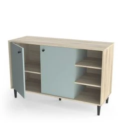 Budget 😀 Buffet Scandinave 2 Portes 3 Niches L110cm SMART 🔔 -VIDAXL Shop unnamed file 1885