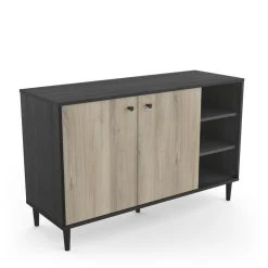 Budget 😀 Buffet Scandinave 2 Portes 3 Niches L110cm SMART 🔔 -VIDAXL Shop unnamed file 1886