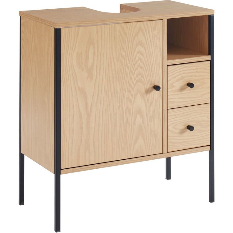 Meuble de salle de bain sous-vasque 1 porte 2 tiroirs L60cm BILLY De gros ???? Meuble De Salle De Bain Sous-vasque 1 Porte 2 Tiroirs L60cm BILLY ✨ -VIDAXL Shop unnamed file 1898