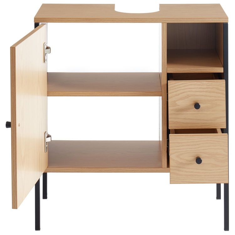 Meuble de salle de bain sous-vasque 1 porte 2 tiroirs L60cm BILLY De gros ???? Meuble De Salle De Bain Sous-vasque 1 Porte 2 Tiroirs L60cm BILLY ✨ -VIDAXL Shop unnamed file 1900