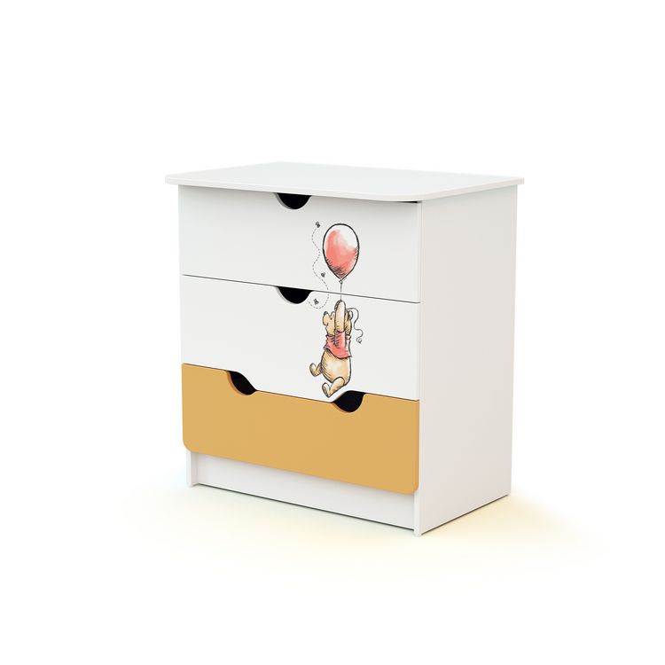 AT4 Commode à langer 3 tiroirs WINNIE BALLON DISNEY Jaune Le moins cher ???? AT4 Commode à Langer 3 Tiroirs WINNIE BALLON DISNEY Jaune ???? -VIDAXL Shop unnamed file 1955