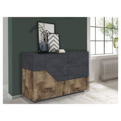 Bon marché ???? Buffet Moderne 2 Portes 3 Tiroirs L140cm SORRENTE ???? -VIDAXL Shop unnamed file 1972