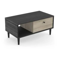 Meilleur prix 🎉 Table Basse 1 Tiroir 1 Niche L71cm SMART ✔️
