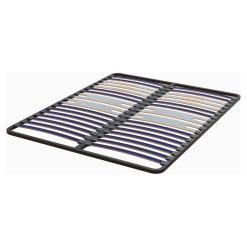 Acheter ???? Cadre à Lattes Confort Plus 5 Zones 160x200 Cm + Pied De Soutien Central , Coloris Gris SEDAFLAT ????
