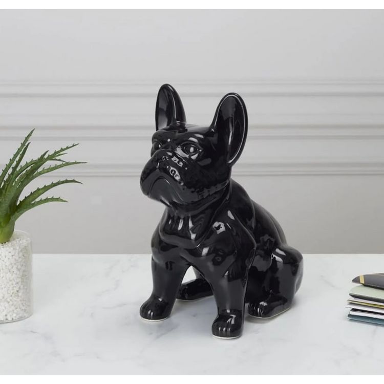 Meilleur prix ⌛ Paris Prix Statuette Déco En Céramique "bulldog" 30 Cm Noir ???? 1 Meilleur prix ⌛ Paris Prix Statuette Déco En Céramique "bulldog" 30 Cm Noir ????