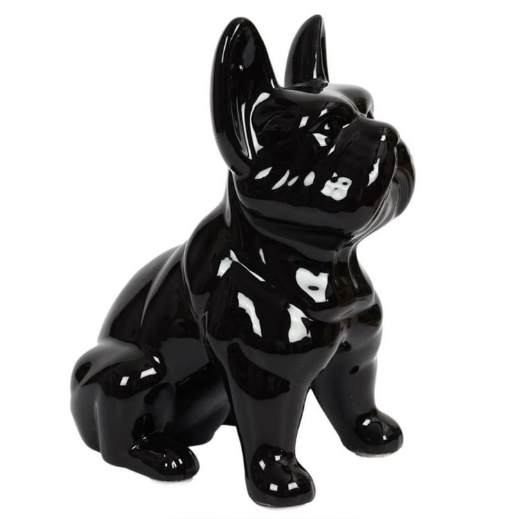 Meilleur prix ⌛ Paris Prix Statuette Déco En Céramique "bulldog" 30 Cm Noir ???? 2 Meilleur prix ⌛ Paris Prix Statuette Déco En Céramique "bulldog" 30 Cm Noir ???? – Image 2
