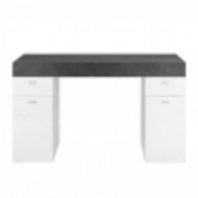 Remise 🤩 Bureau 2 PorteS 2 Tiroirs Avec Plateau Coulissant Et Rangement 130 Cm TAVIANO 😀 7 Remise 🤩 Bureau 2 PorteS 2 Tiroirs Avec Plateau Coulissant Et Rangement 130 Cm TAVIANO 😀 – Image 5