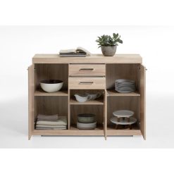 Acheter ???? Commode De Rangement 3 Portes 2 Tiroirs L120 Cm PARK ???? -VIDAXL Shop unnamed file 2045