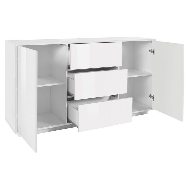 Buffet moderne 2 portes 3 tiroirs 160 cm LUCERA Remise ???? Buffet Moderne 2 Portes 3 Tiroirs 160 Cm LUCERA ???? -VIDAXL Shop unnamed file 2059