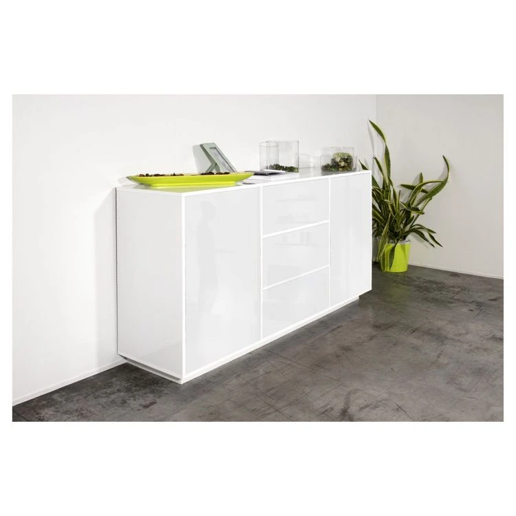 Remise 🎁 Buffet Moderne 2 Portes 3 Tiroirs 160 Cm LUCERA 💯 5 Remise 🎁 Buffet Moderne 2 Portes 3 Tiroirs 160 Cm LUCERA 💯 – Image 3
