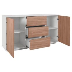 Remise ???? Buffet Moderne 2 Portes 3 Tiroirs 160 Cm LUCERA ???? 6 Remise ???? Buffet Moderne 2 Portes 3 Tiroirs 160 Cm LUCERA ???? -VIDAXL Shop unnamed file 2062